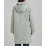 【撥水/フード取り外し可】冬に嬉しいこだわり満載 ひょうたん柄キルトコート | SHOO・LA・RUE | 詳細画像24 