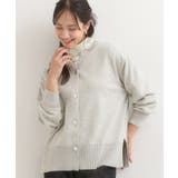 ライトグレー(011) | 【洗濯機可 S LL】キーネックですっきり見え | SHOO・LA・RUE