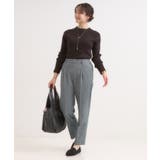 【洗濯機可/S-LL】美脚見え あったかテーパードパンツ | SHOO・LA・RUE | 詳細画像19 