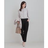 【洗濯機可/S-LL】美脚見え あったか裏起毛 テーパードパンツ | SHOO・LA・RUE | 詳細画像7 