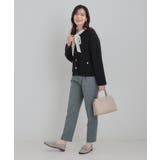 【洗濯機可/S-LL】美脚見え あったか裏起毛 テーパードパンツ | SHOO・LA・RUE | 詳細画像19 