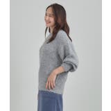 【洗濯機可/S-LL】上品にキラリと華やぐ スパンコールニット | SHOO・LA・RUE | 詳細画像11 