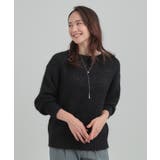 【洗濯機可/S-LL】上品にキラリと華やぐ スパンコールニット | SHOO・LA・RUE | 詳細画像6 