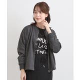 【S LL】柔らかくて軽い さっと羽織れるフェイクスエードブルゾン【CIRCRI… | SHOO・LA・RUE | 詳細画像1 