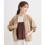 【S LL】柔らかくて軽い さっと羽織れるフェイクスエードブルゾン【CIRCRI… | SHOO・LA・RUE | 詳細画像5 