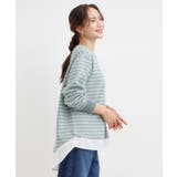 【S-LL/体型カバー】気負わず着られる ジャカード裾フェイクトップス | SHOO・LA・RUE | 詳細画像6