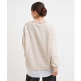 【S-LL/体型カバー】気負わず着られる ジャカード裾フェイクトップス | SHOO・LA・RUE | 詳細画像10