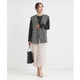 【S-LL】1枚でも、重ね着にも ワイドテレコ クルーネックインナー | SHOO・LA・RUE | 詳細画像7 