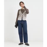 【S-LL】1枚でも、重ね着にも ワイドテレコ クルーネックインナー | SHOO・LA・RUE | 詳細画像11 