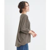 さらっとしたタッチ ゆるシルエットが心地よいドルマントップス | SHOO・LA・RUE | 詳細画像6