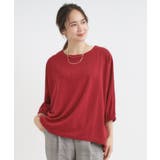 さらっとしたタッチ ゆるシルエットが心地よいドルマントップス | SHOO・LA・RUE | 詳細画像9