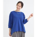 さらっとしたタッチ ゆるシルエットが心地よいドルマントップス | SHOO・LA・RUE | 詳細画像13