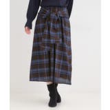 【S-LL/2WAY】取り外しのできる シャツ腰巻パーツつきチェック柄スカート | SHOO・LA・RUE | 詳細画像8