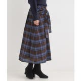 【S-LL/2WAY】取り外しのできる シャツ腰巻パーツつきチェック柄スカート | SHOO・LA・RUE | 詳細画像10