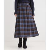 【S-LL/2WAY】取り外しのできる シャツ腰巻パーツつきチェック柄スカート | SHOO・LA・RUE | 詳細画像11