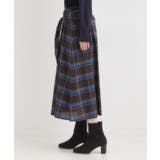 【S-LL/2WAY】取り外しのできる シャツ腰巻パーツつきチェック柄スカート | SHOO・LA・RUE | 詳細画像16