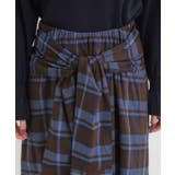 【S-LL/2WAY】取り外しのできる シャツ腰巻パーツつきチェック柄スカート | SHOO・LA・RUE | 詳細画像18