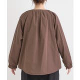 【S-LL】タック使いがこなれ見え ノーカラーブルゾン | SHOO・LA・RUE | 詳細画像15