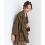 【S-LL/ひんやり】さらっとしたタッチが心地よい ダブルブレストジャケット | SHOO・LA・RUE | 詳細画像6