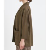 【S-LL/ひんやり】さらっとしたタッチが心地よい ダブルブレストジャケット | SHOO・LA・RUE | 詳細画像10