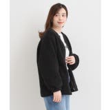 【洗濯機可/S-LL】即サマになる ボアノーカラーブルゾン | SHOO・LA・RUE | 詳細画像2