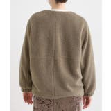 【洗濯機可/S-LL】即サマになる ボアノーカラーブルゾン | SHOO・LA・RUE | 詳細画像19