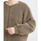 【洗濯機可/S-LL】即サマになる ボアノーカラーブルゾン | SHOO・LA・RUE | 詳細画像21