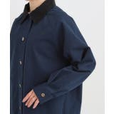 【S-LL】オーバーシルエットでこなれ感 襟コール カバーオール | SHOO・LA・RUE | 詳細画像13 