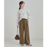 【あったか/S-LL】ゆるっとリラクシーに イージーワイドパンツ | SHOO・LA・RUE | 詳細画像11 