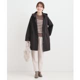 【S-LL/撥水】腰回りをカバーする ロングミリタリーアウター | SHOO・LA・RUE | 詳細画像3