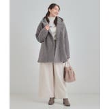 スライバーフーディーコート | SHOO・LA・RUE | 詳細画像8