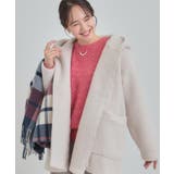 アイボリー(004) | スライバーフーディーコート | SHOO・LA・RUE