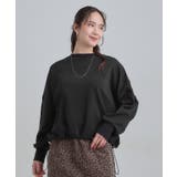 ゆったりシルエットの ドロスト裏シャギースウェット | SHOO・LA・RUE | 詳細画像5 