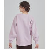 【あったか/S-LL】シンプルだから使いやすい ガゼット付き 裏起毛スウェット | SHOO・LA・RUE | 詳細画像10 