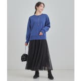 【あったか/S-LL】シンプルだから使いやすい ガゼット付き 裏起毛スウェット | SHOO・LA・RUE | 詳細画像15 