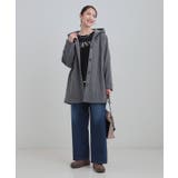 【裏面ベロアであったか】体型をカバーしながらスマートに魅せる ケーブルジャガード… | SHOO・LA・RUE | 詳細画像3 