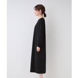 【S-3L/お袖デザイン2WAY】異素材ドッキングワンピース | SHOO・LA・RUE | 詳細画像13 