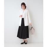 【セレモニーにも】ひらりと揺れる上品シルエット サテンプリーツスカート | SHOO・LA・RUE | 詳細画像3 
