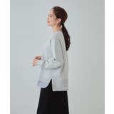 【洗える】一枚で簡単こなれ見え スポンディッシュ 裾レイヤード風ニット | SHOO・LA・RUE | 詳細画像14
