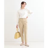 【洗える/SS-3L/美脚シルエット】ソフトスティックパンツ | SHOO・LA・RUE | 詳細画像15
