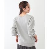 【洗える/S-LL/前後2WAY】きらっと光るラメが目を惹く ワッフルトップス | SHOO・LA・RUE | 詳細画像11 