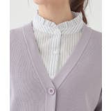【洗える/S-LL】ドライタッチが心地よい 畦編みVネックカーディガン | SHOO・LA・RUE | 詳細画像20 