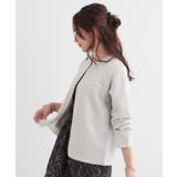 【洗える/S-LL】大人カジュアルコーデに ミニ裏毛スナップカーディガン | SHOO・LA・RUE | 詳細画像10