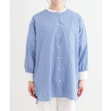 【洗える/S-LL】リブでこなれ感 ゆるっと着られる ロングシャツ | SHOO・LA・RUE | 詳細画像9 