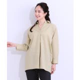 【洗える/S-LL】きれいに体型カバーが叶うチュニックシャツ | SHOO・LA・RUE | 詳細画像5 