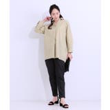 【洗える/S-LL】きれいに体型カバーが叶うチュニックシャツ | SHOO・LA・RUE | 詳細画像7 