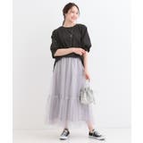 【洗える/S-LL】体型カバーにも ゆるりと着られる ドルマントップス | SHOO・LA・RUE | 詳細画像7