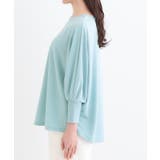 【洗える/S-LL】体型カバーにも ゆるりと着られる ドルマントップス | SHOO・LA・RUE | 詳細画像18