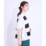 ふわりシルエットが新しい ワイドピッチボーダートップス | SHOO・LA・RUE | 詳細画像2