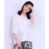 【S-LL】インせず腰回りすっきり フロントタックブラウス | SHOO・LA・RUE | 詳細画像17